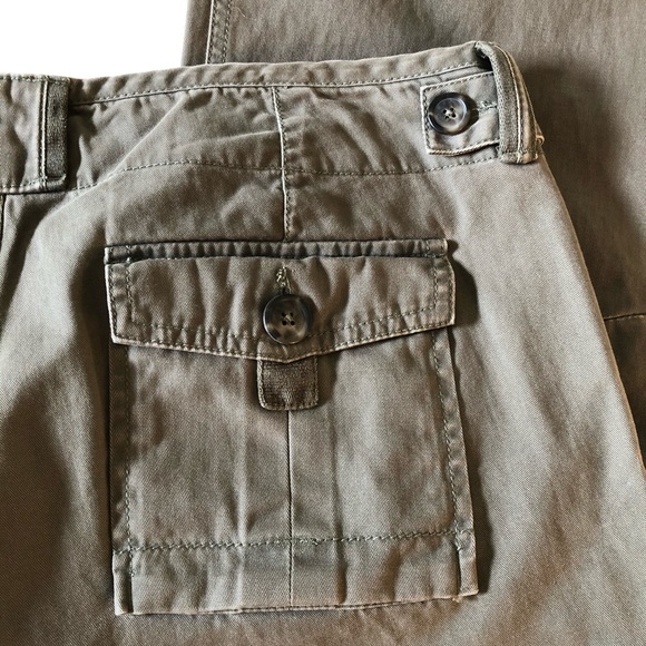 Eddie Bauer Olive Green Shaw Fit Cotton Pants- 14 - Picture 6 of 8